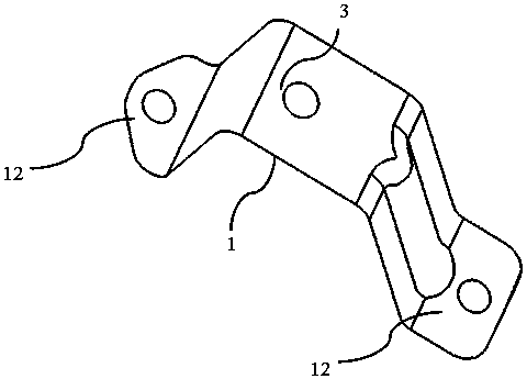 An anti-cracking vehicle water tank structure and its installation method