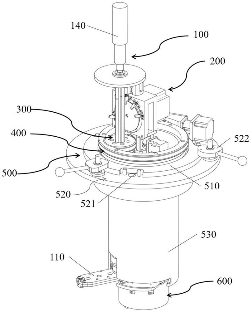 A kind of aero-engine compressor rotor blind cavity nut automatic tightening device and method