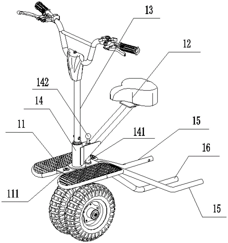 A ride-on transfer vehicle