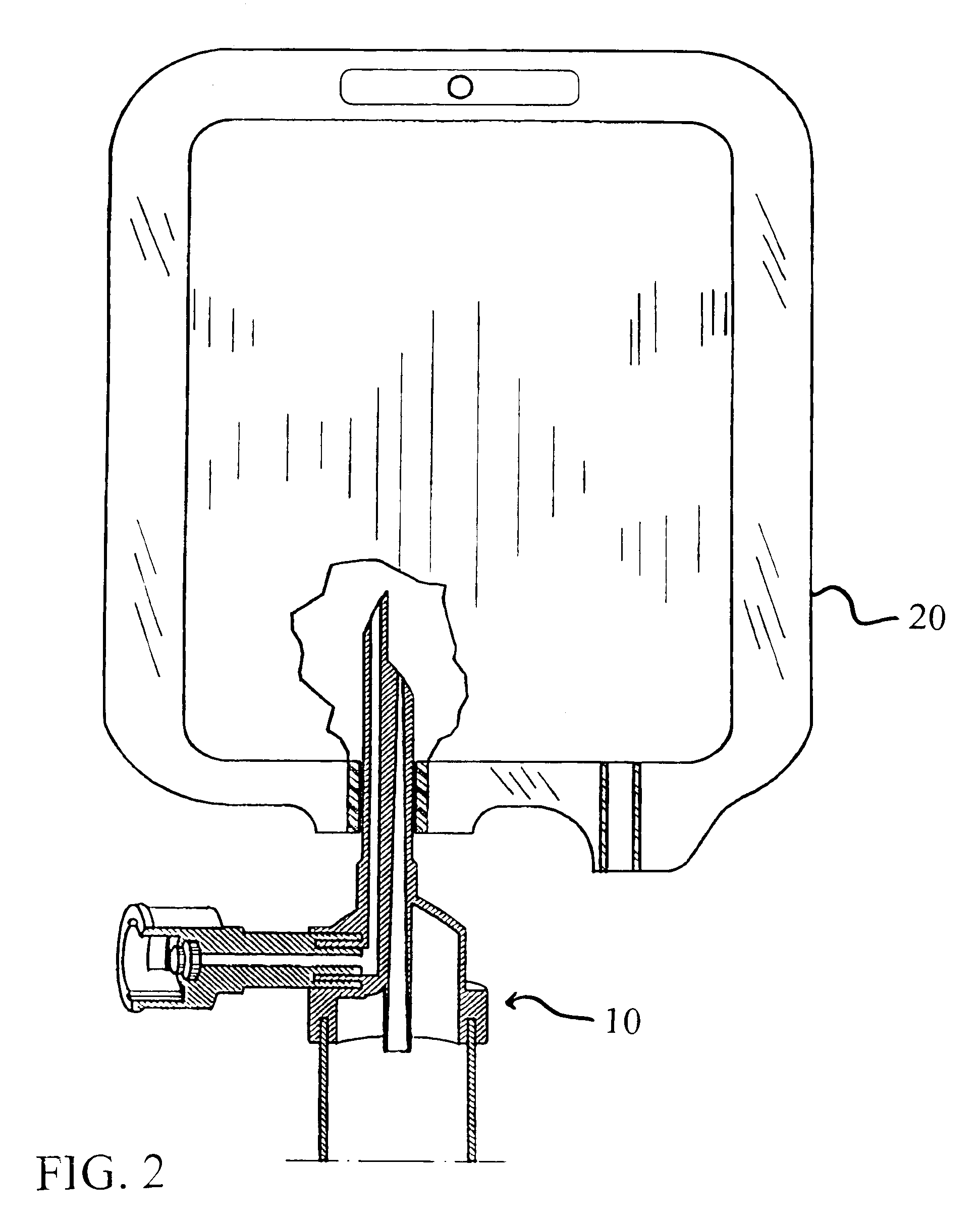 Apparatus for administrating toxic fluid