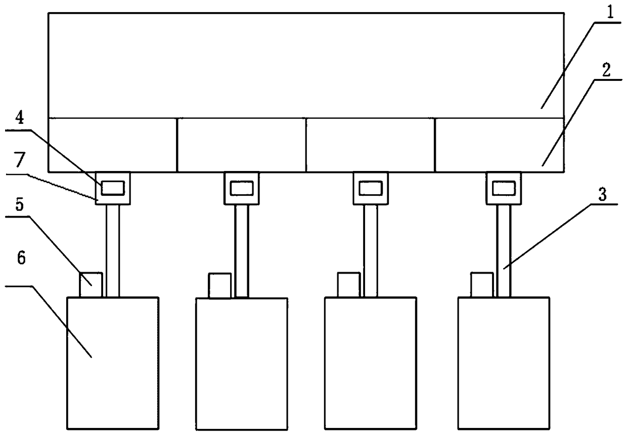 A detection device and detection method for the straightness of a scraper conveyor