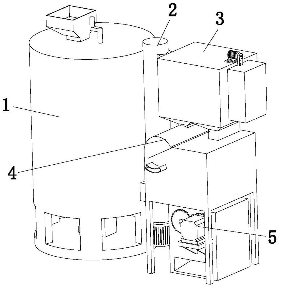 A laboratory wheat germ peeling device