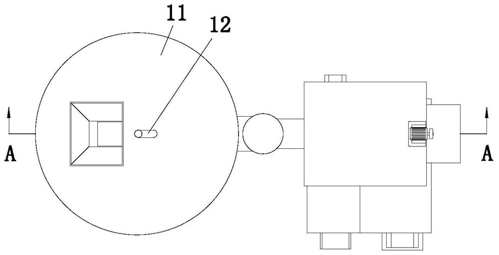 A laboratory wheat germ peeling device