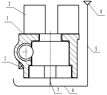 Alloy material for casting and technology of casting large gearbox casting of offshore platform by using alloy material