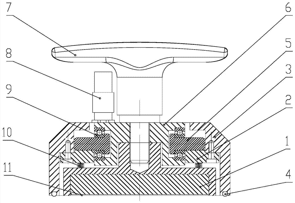 A device for providing high-temperature pressing combined effect