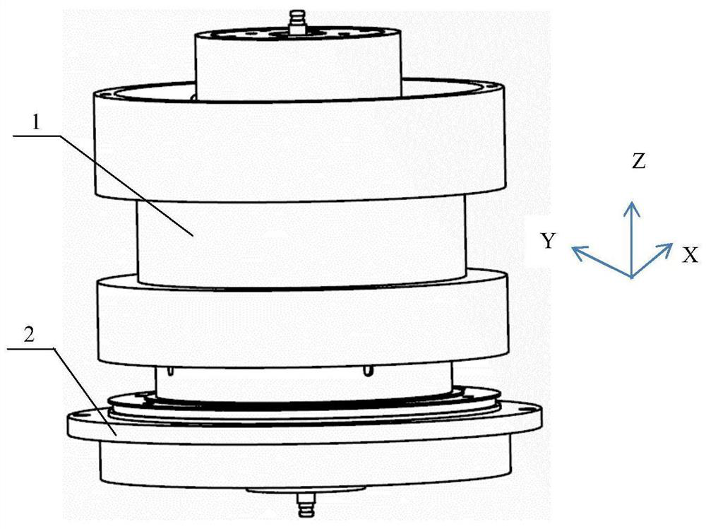 Capacitive coaxial radio frequency rotary joint