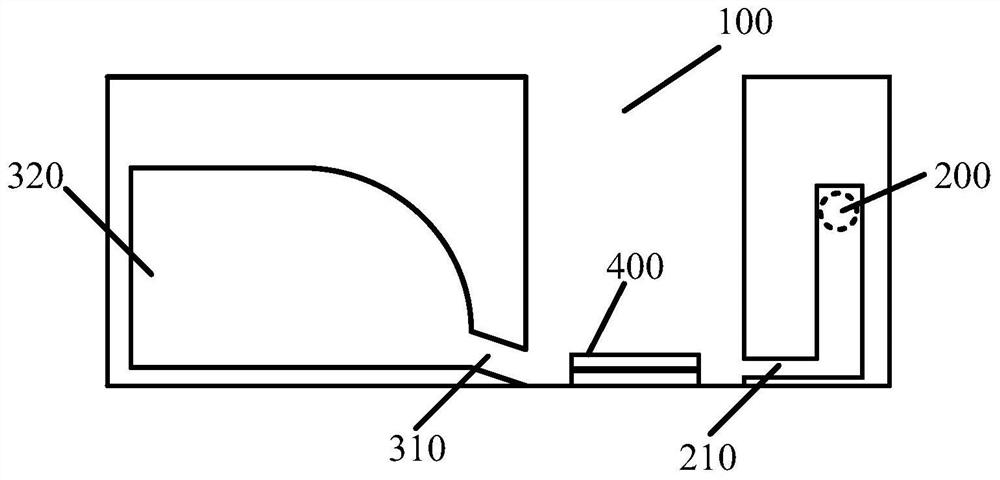 Laser debonding gas emission device and method