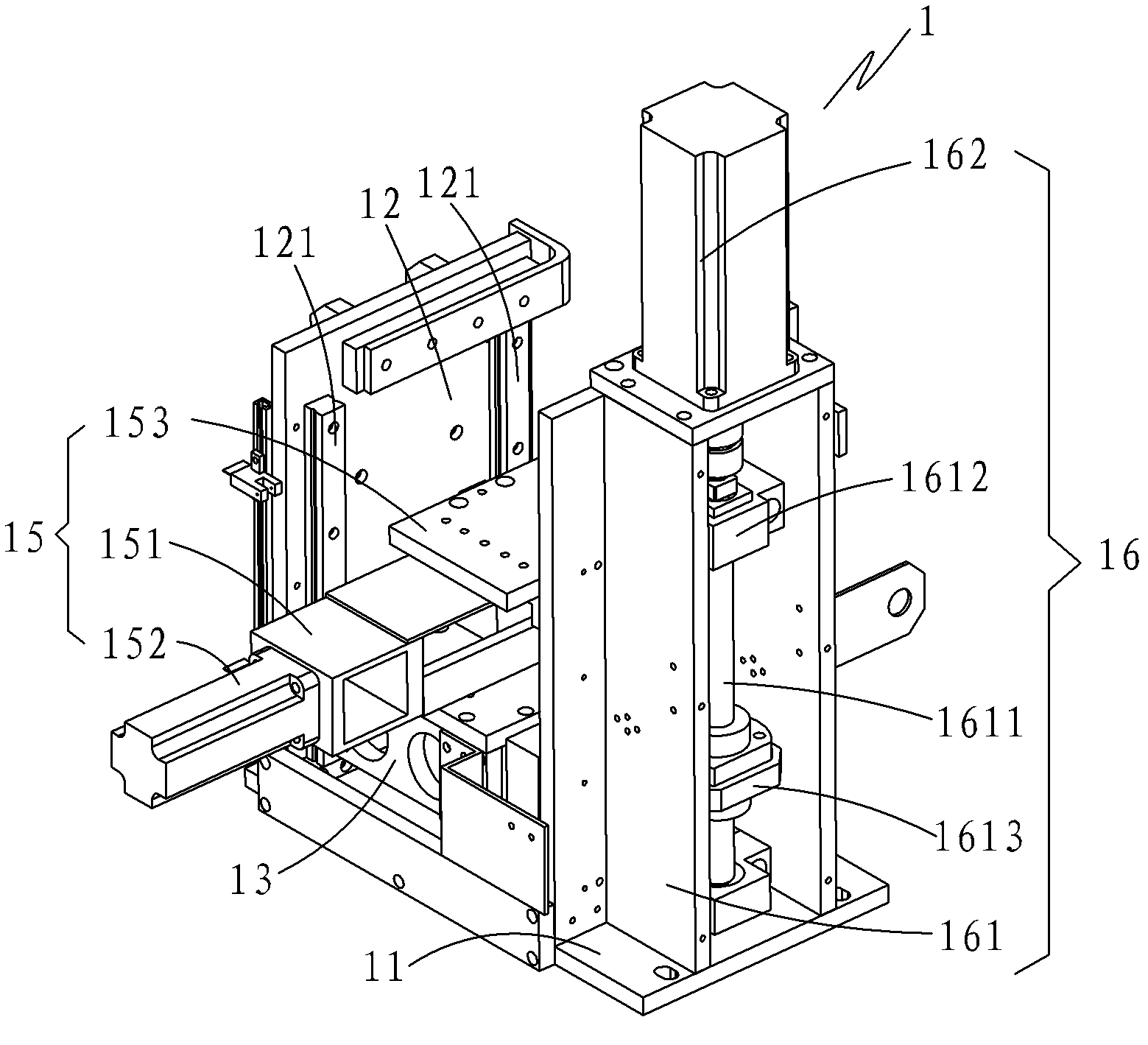 Spot welding system for electrode plates of power battery pack