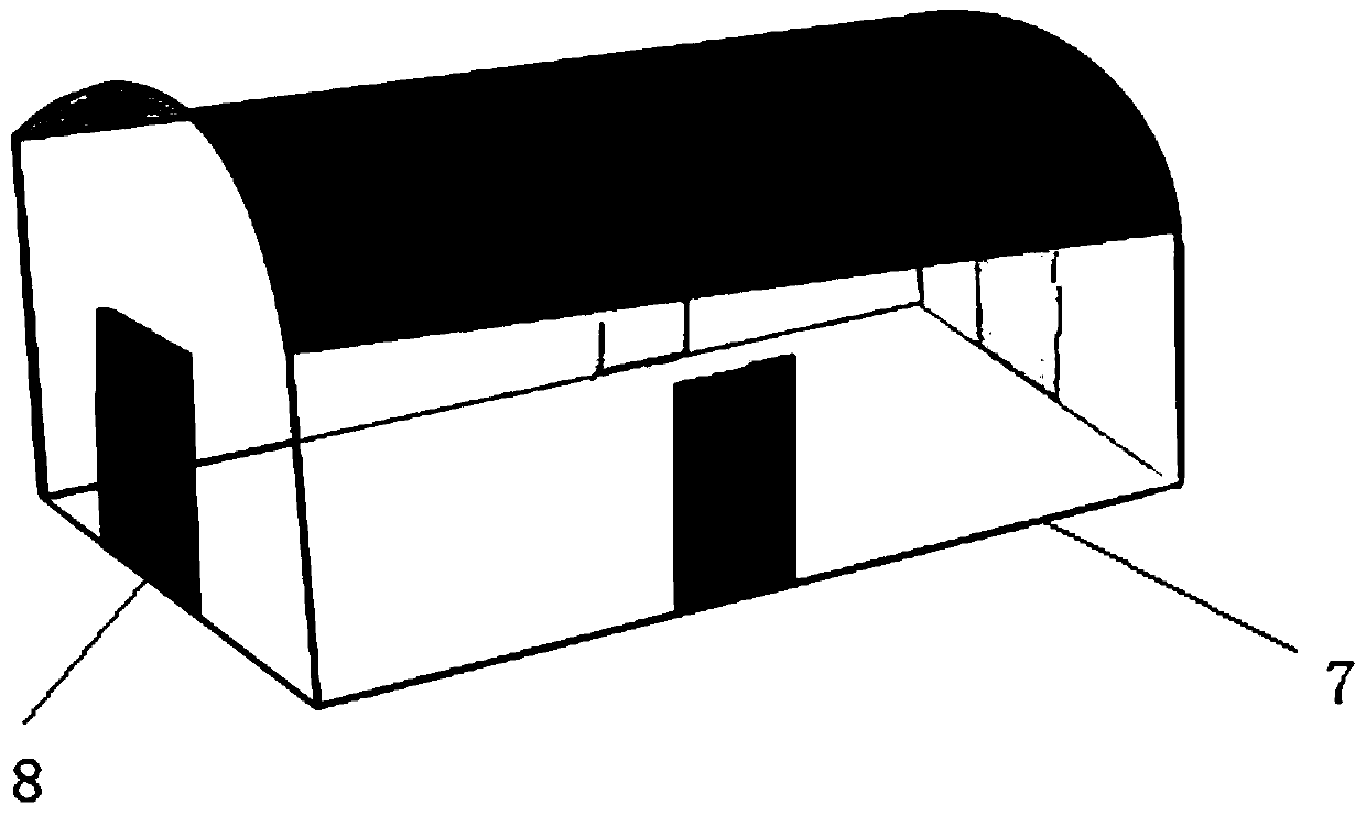 Greenhouse overwintering method for artificially-bred poecilobdella manillensis lesson