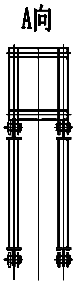 High-voltage cable channel steel cover plate turnover mechanism and method thereof