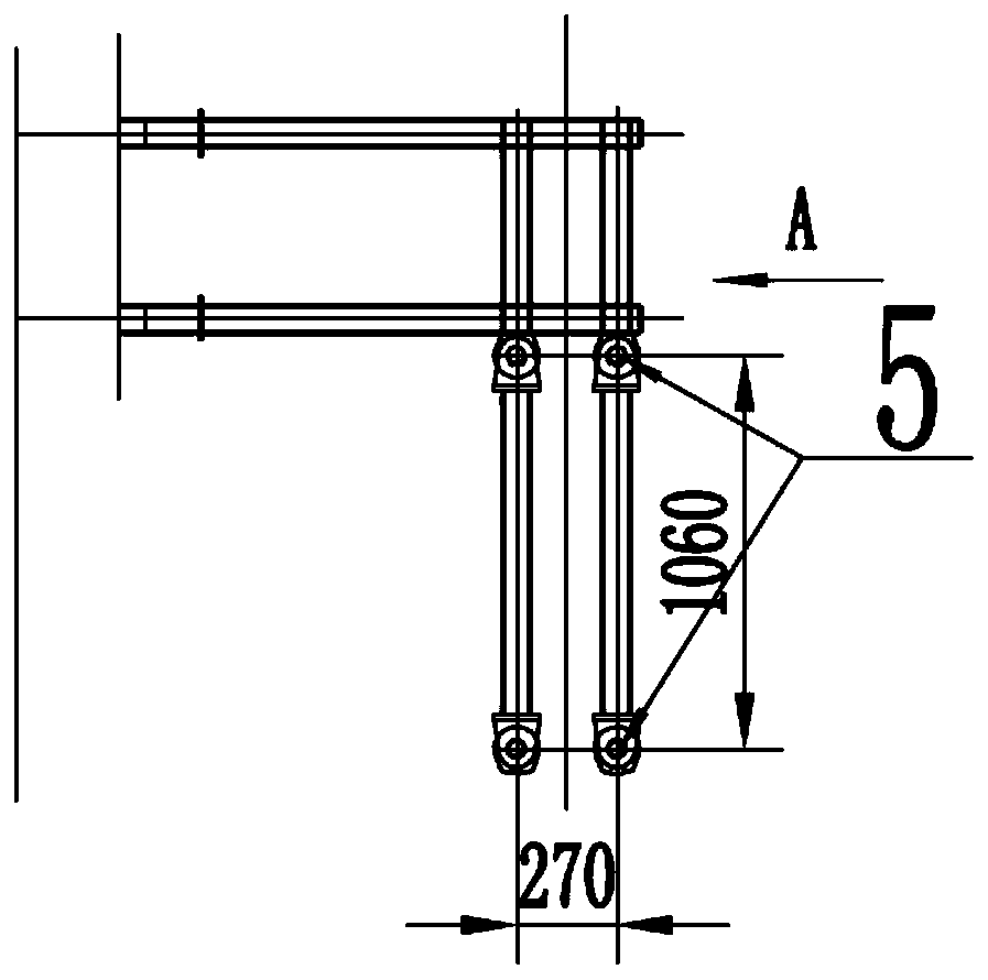 High-voltage cable channel steel cover plate turnover mechanism and method thereof