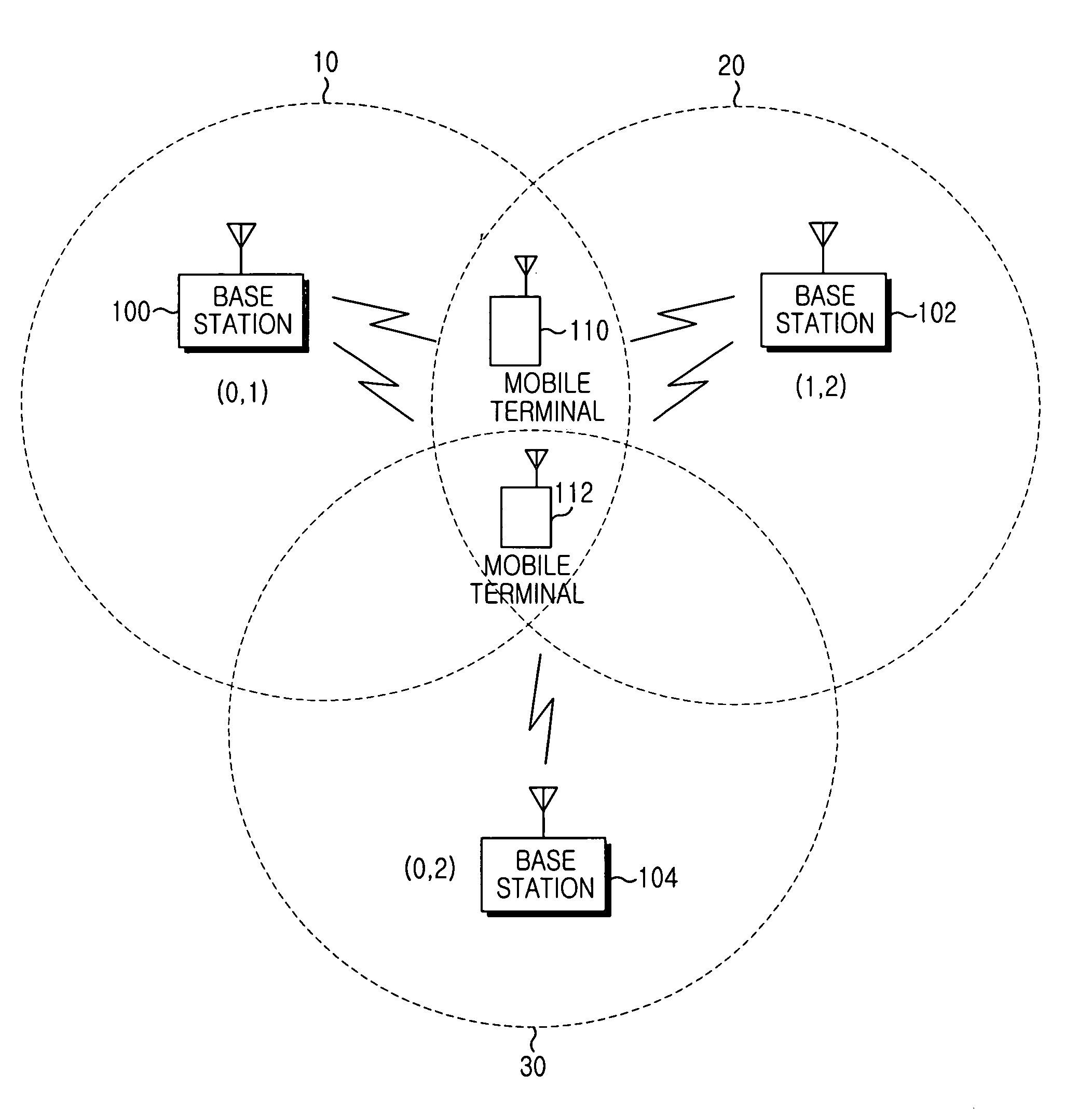 Cell configuration method and system with minimum intercell interference and method for channel allocation therein