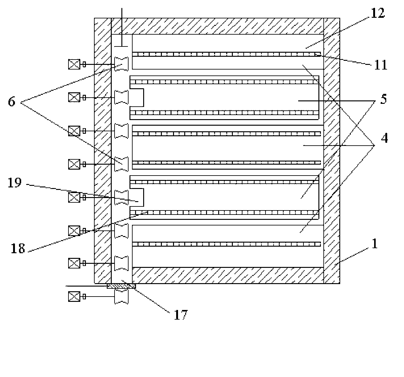 Stepping type automatic overturning heating furnace