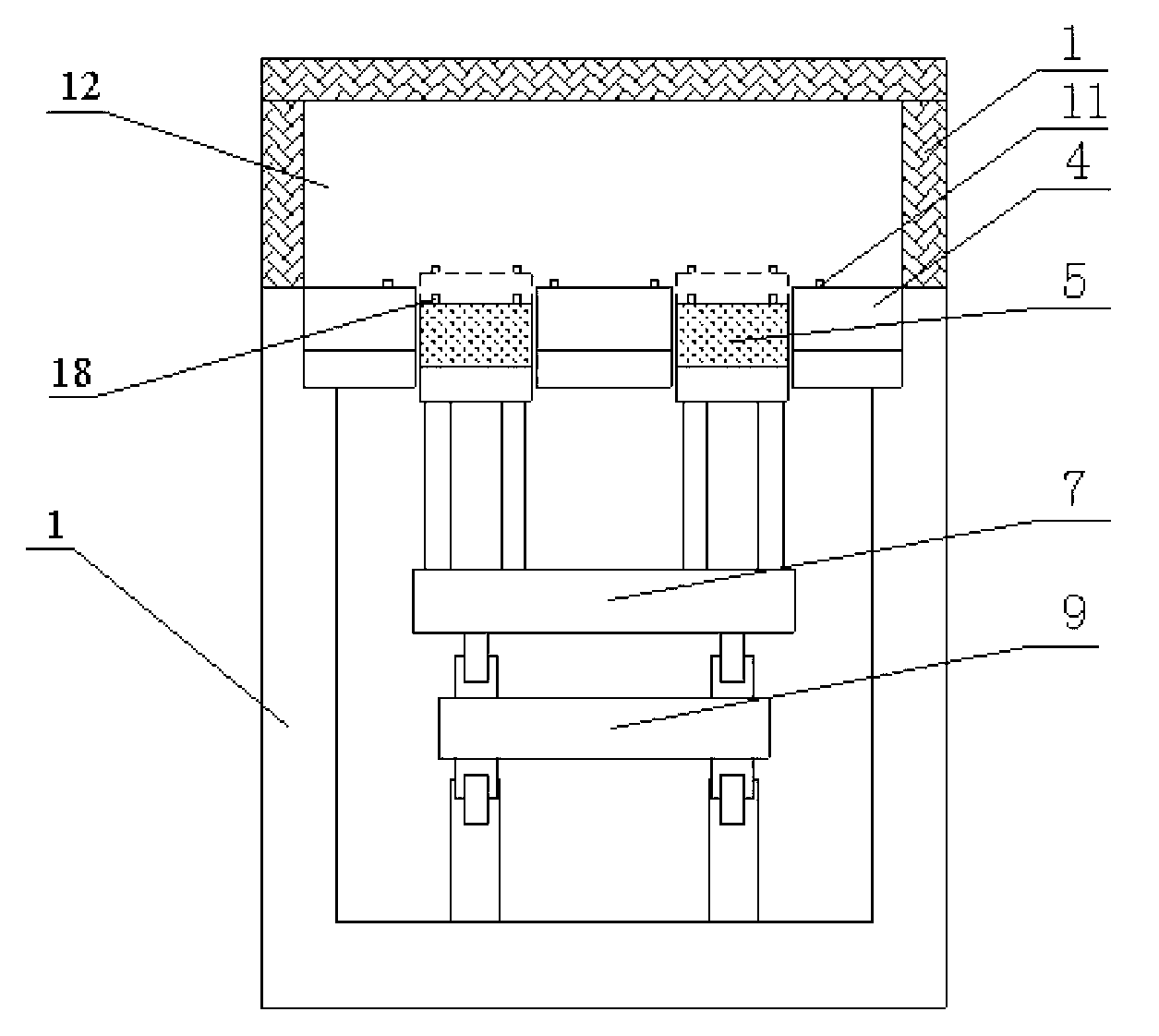 Stepping type automatic overturning heating furnace