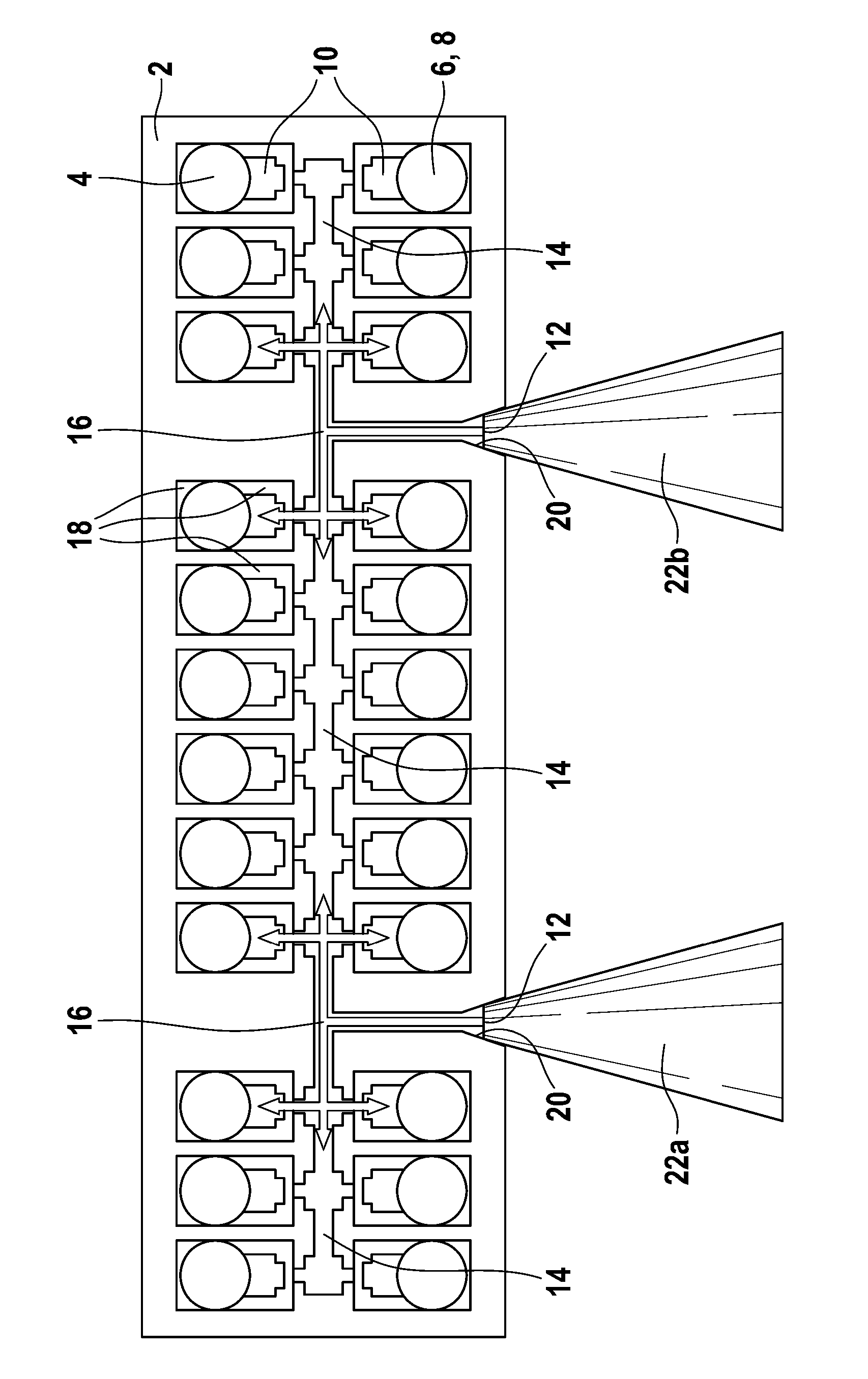 Sealing housings for plug-in contact elements