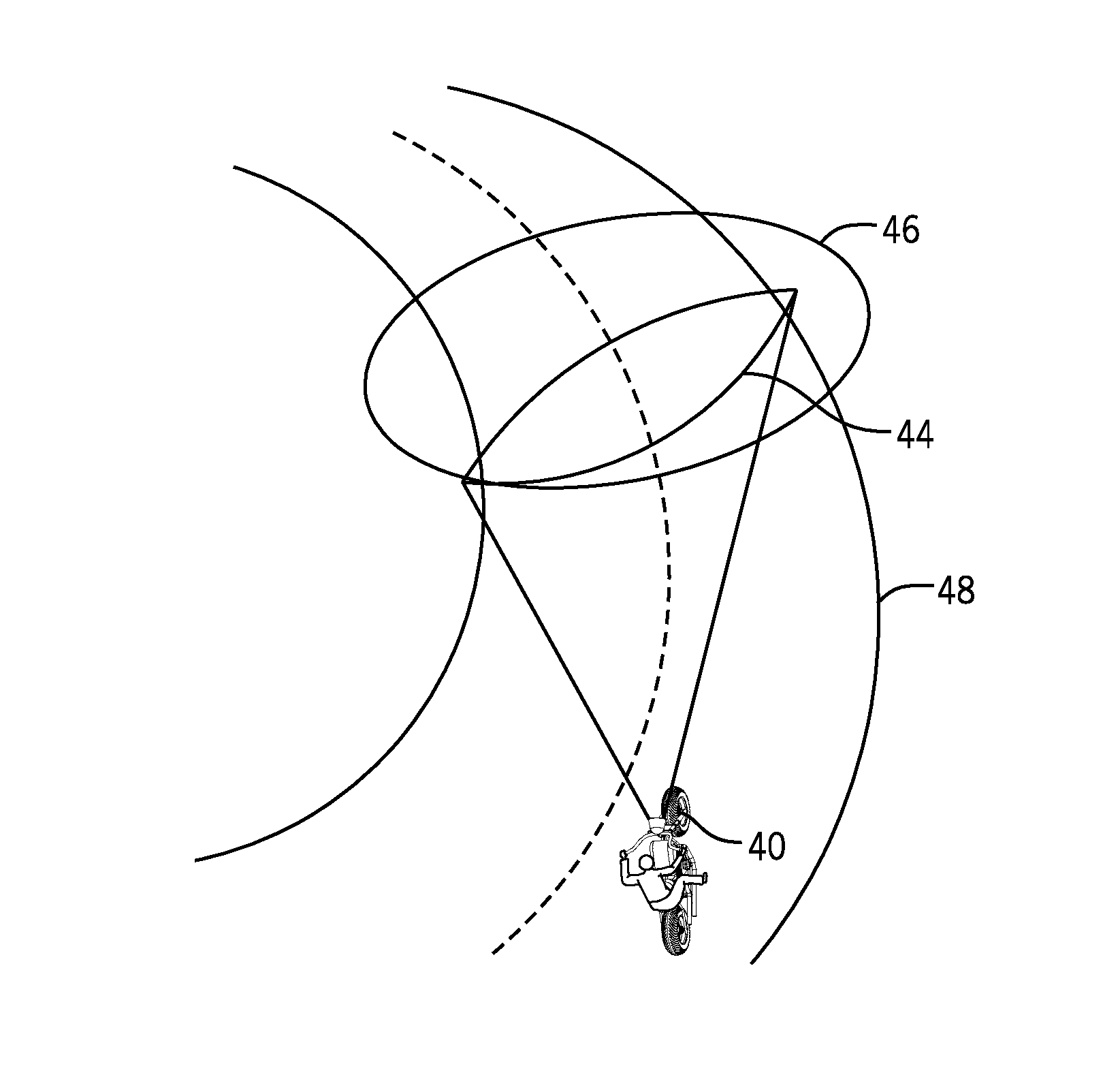 Systems and methods for illumination control and distribution during a vehicle bank