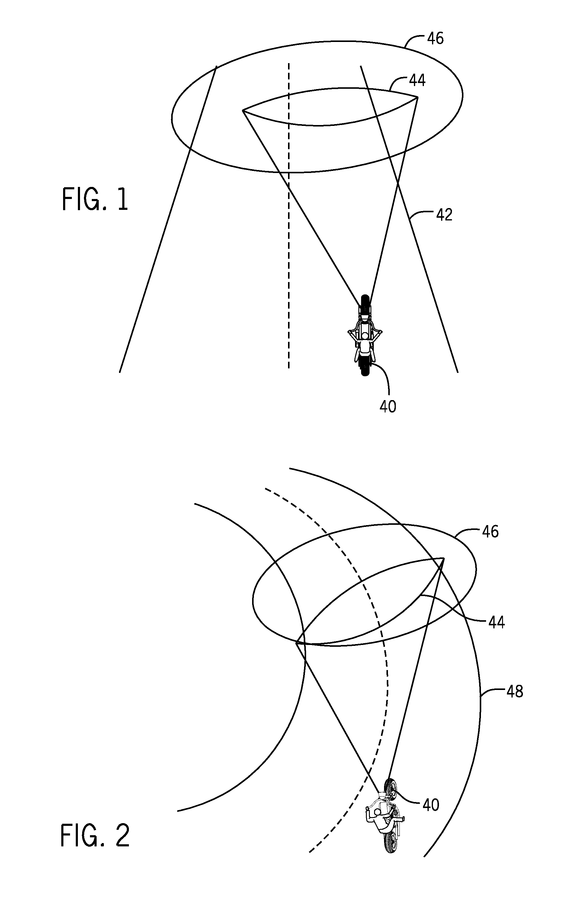 Systems and methods for illumination control and distribution during a vehicle bank