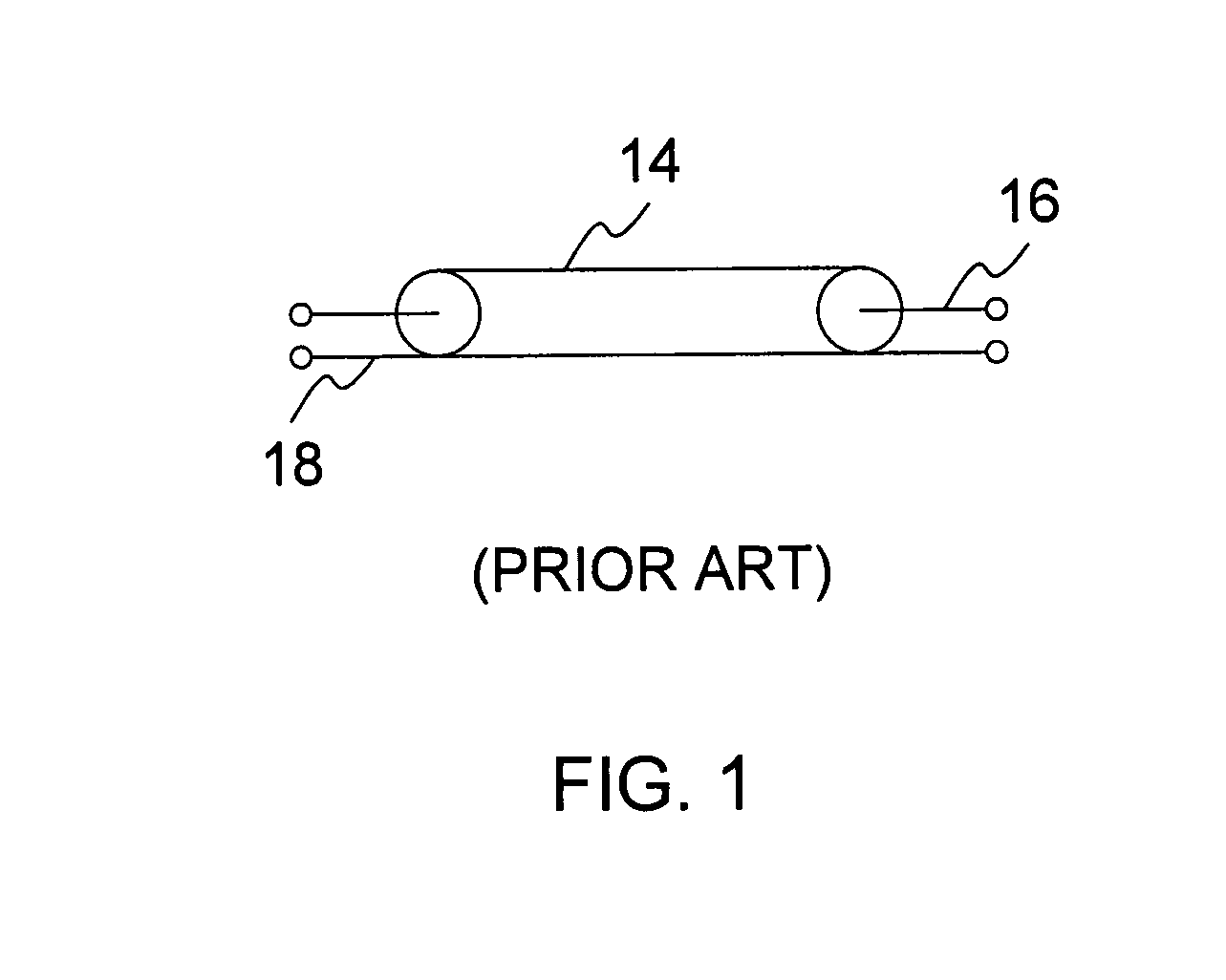 Transmission line input structure test probe