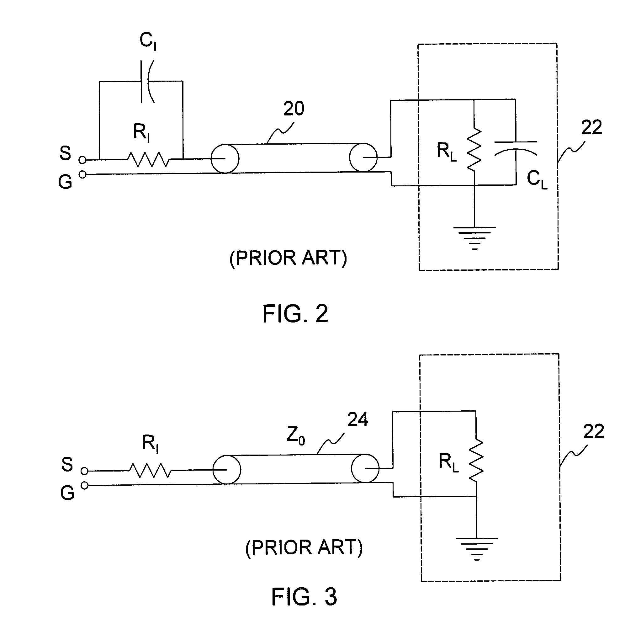 Transmission line input structure test probe