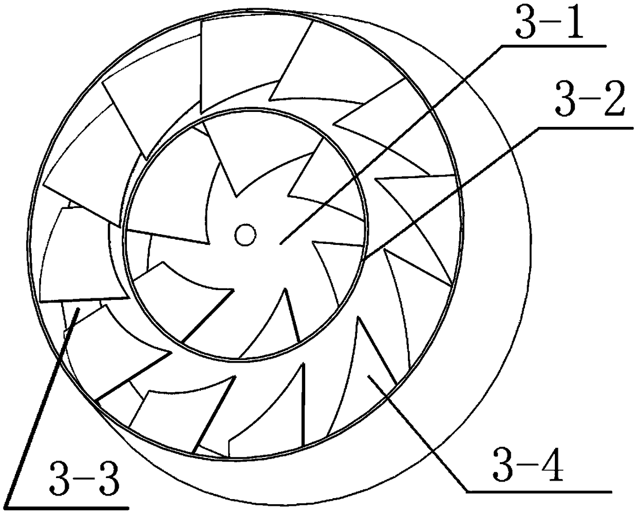 A vortex radial acceleration dust removal and mist removal device