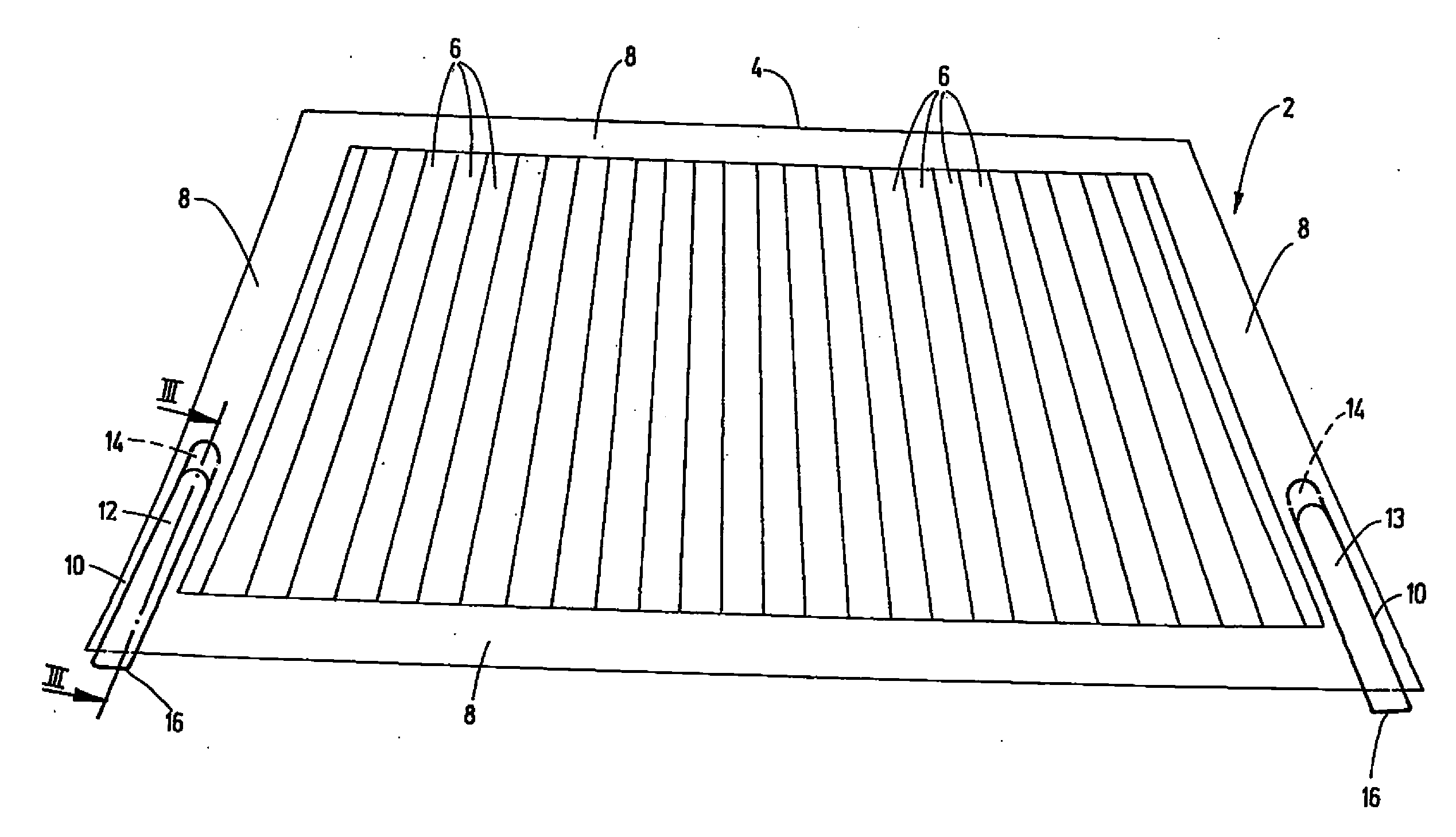 Panel Arrangement with Clamping Clip