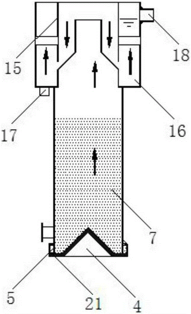 Self-cleaning fluidized bed biofiltration device for aquaculture