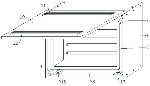 An electrical cabinet for medical institutions with fresh air heat exchange function