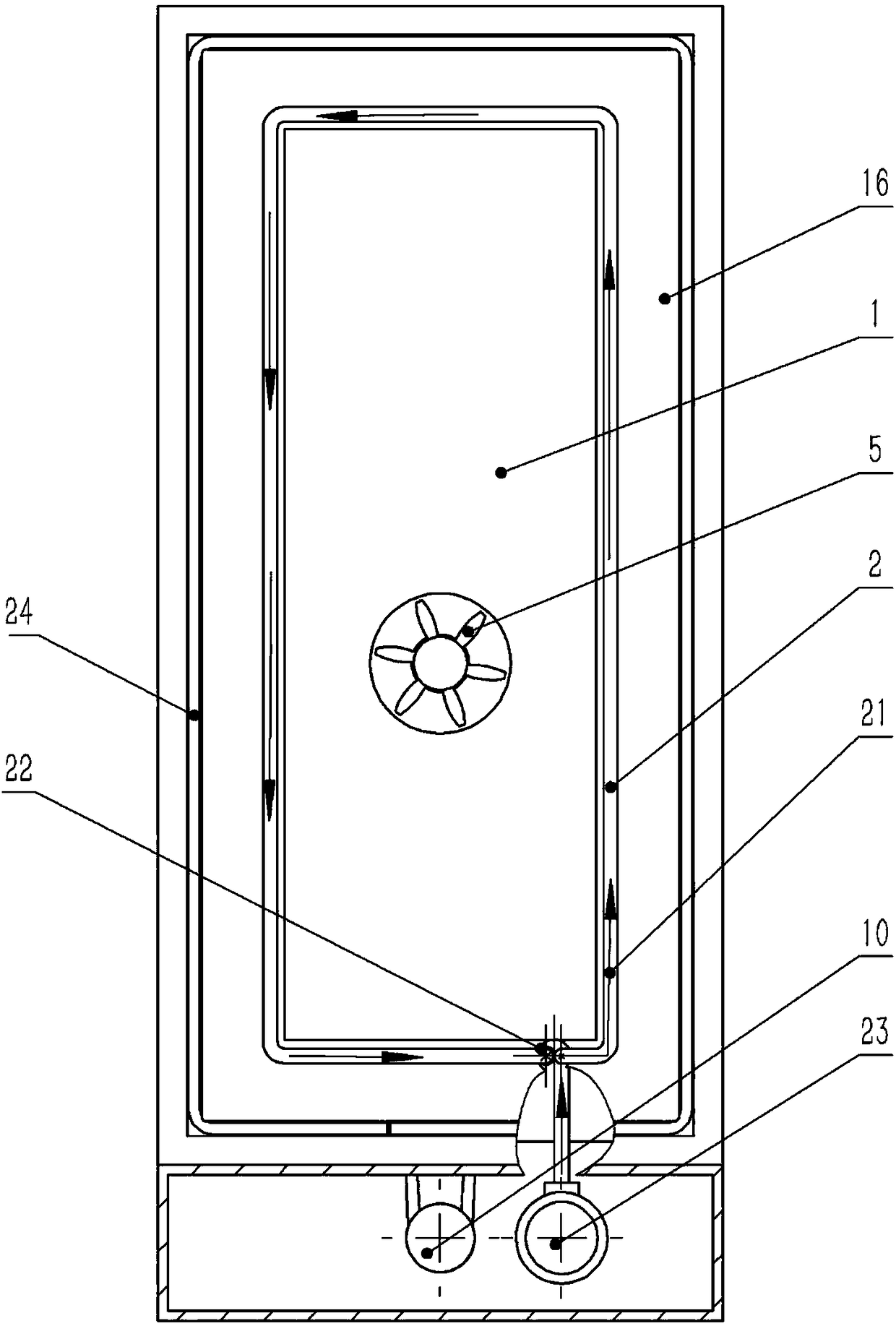 A trolley type annealing furnace