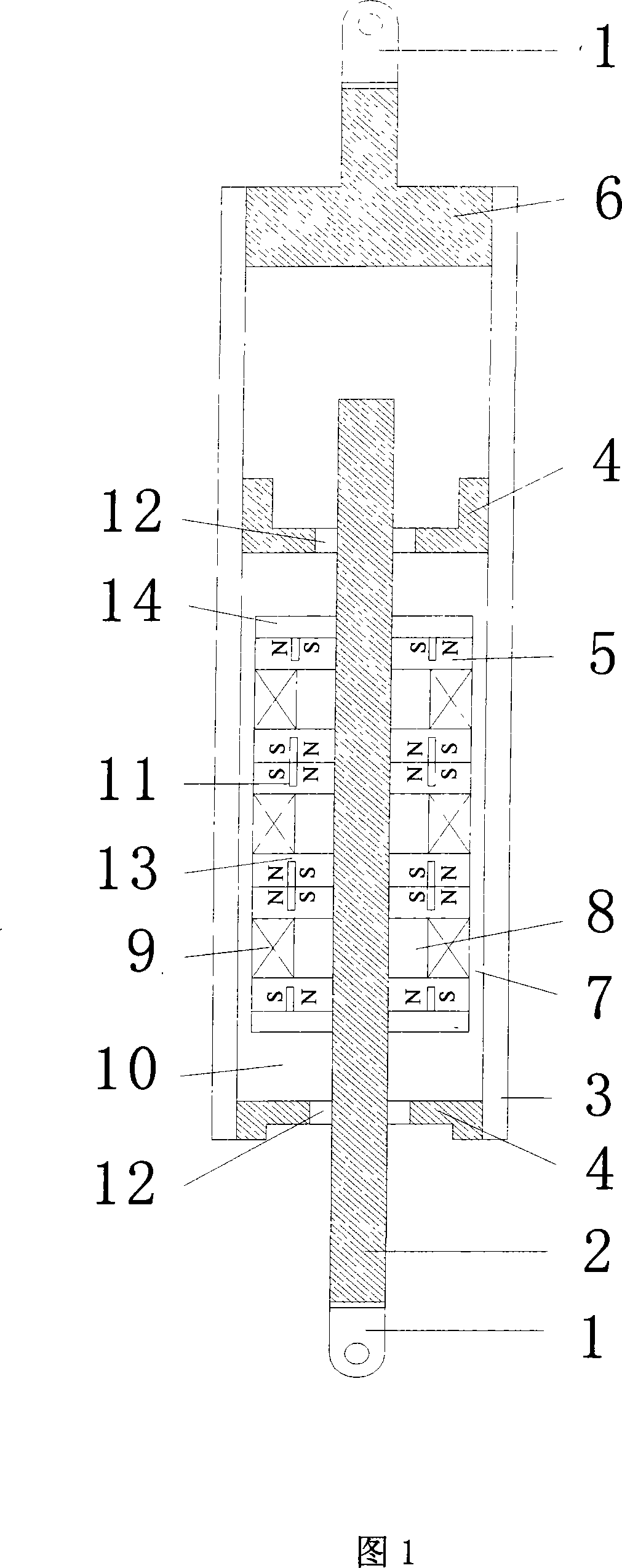 Damping force bidirectionally regulating MR damper