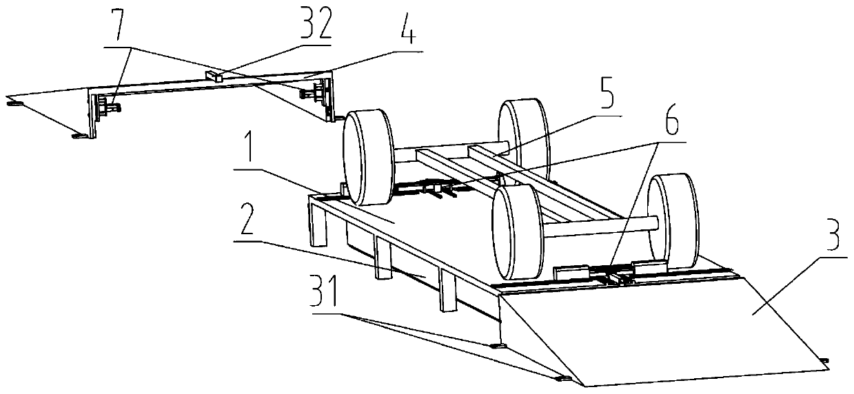 Vehicle pallet limiting mechanism and automated guided vehicle (AGV) transferring platform comprising same