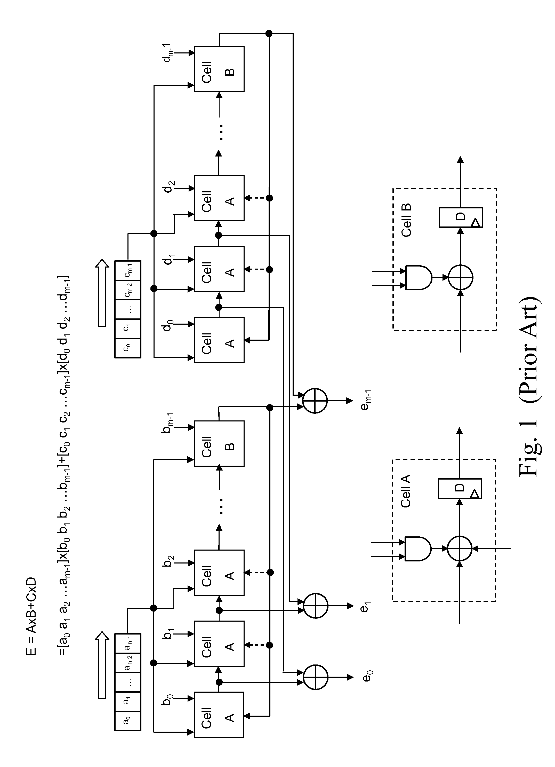 Serial multiply accumulator for galois field