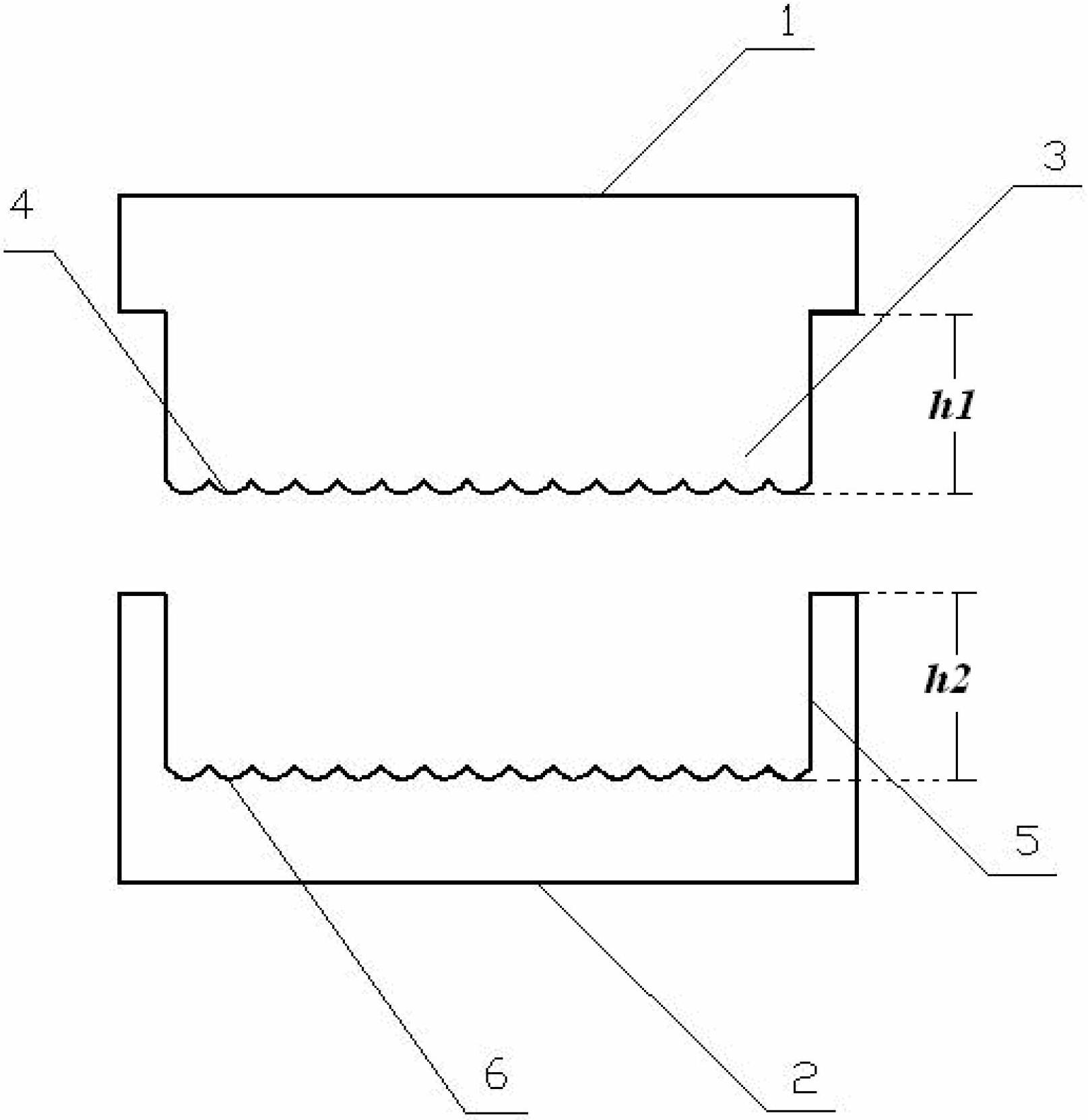 Preparation method for fiber composite material reinforcing strip