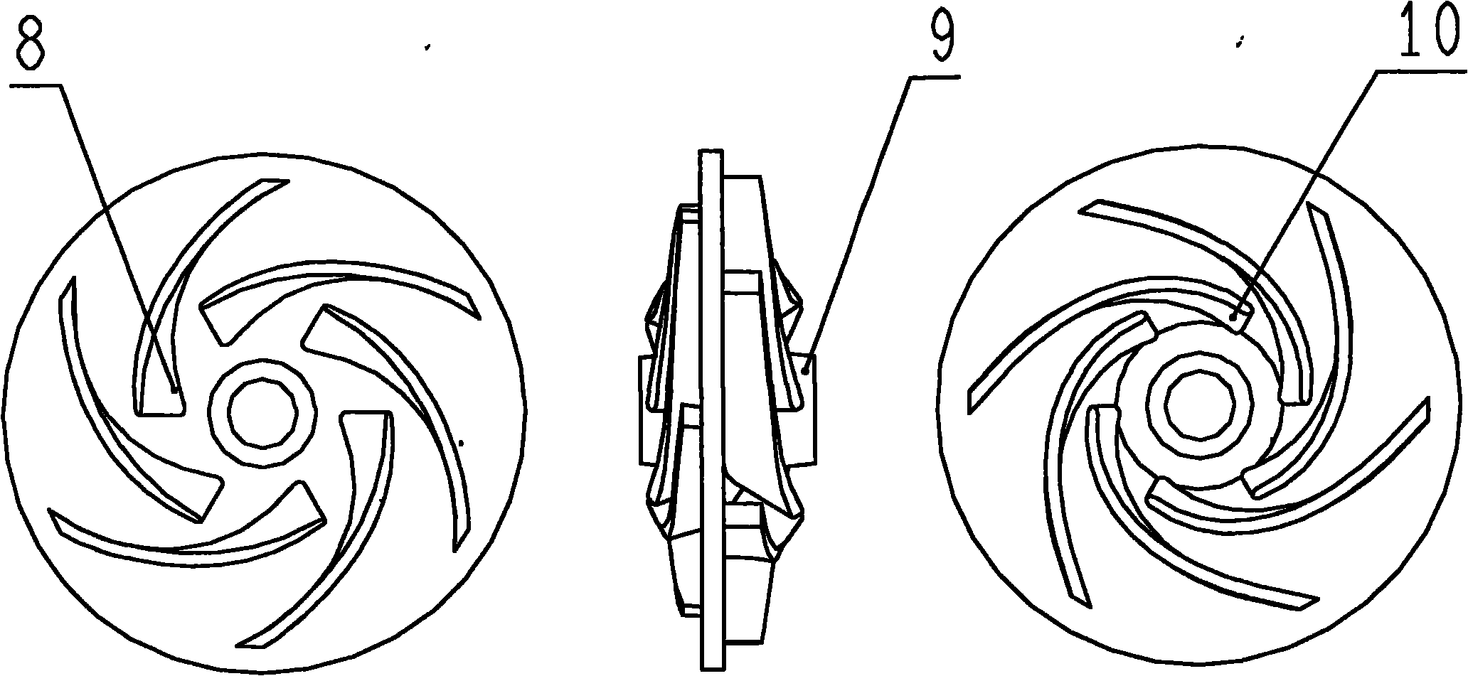 Centrifugal cooling water pump