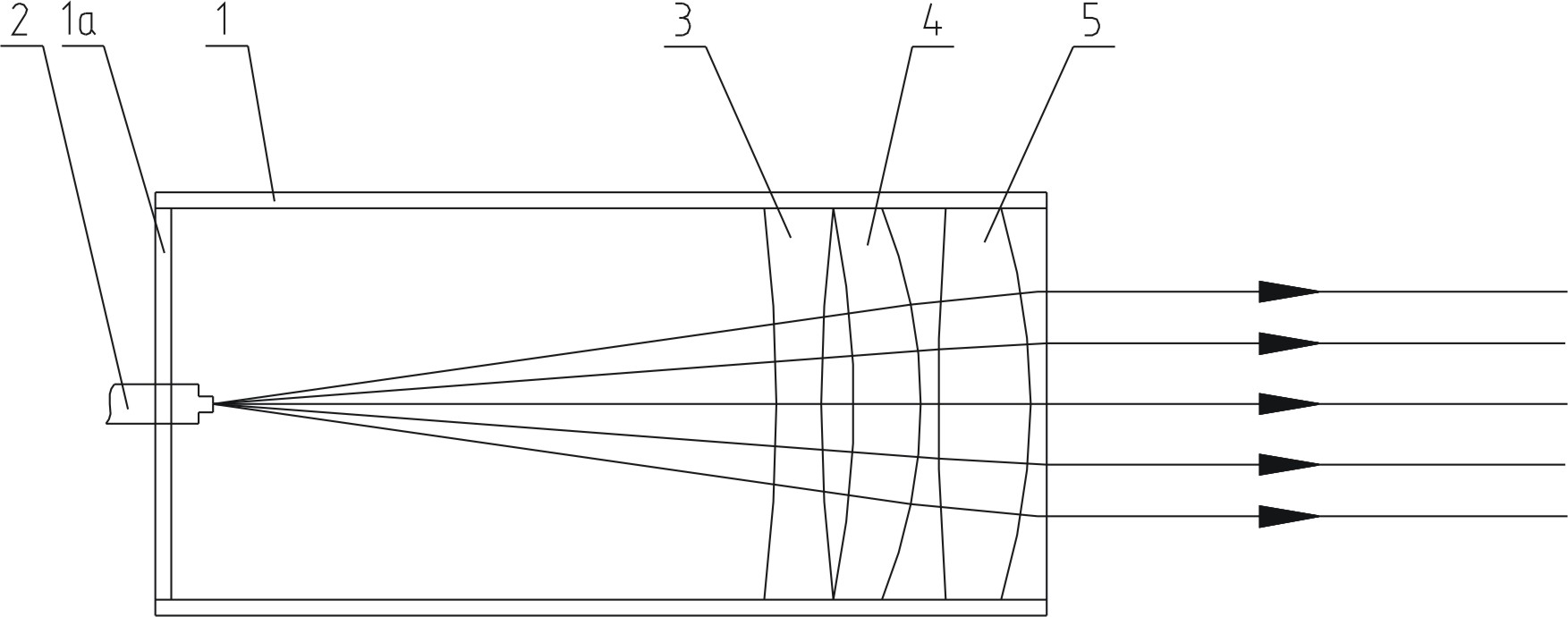 Optical fiber laser and collimator thereof