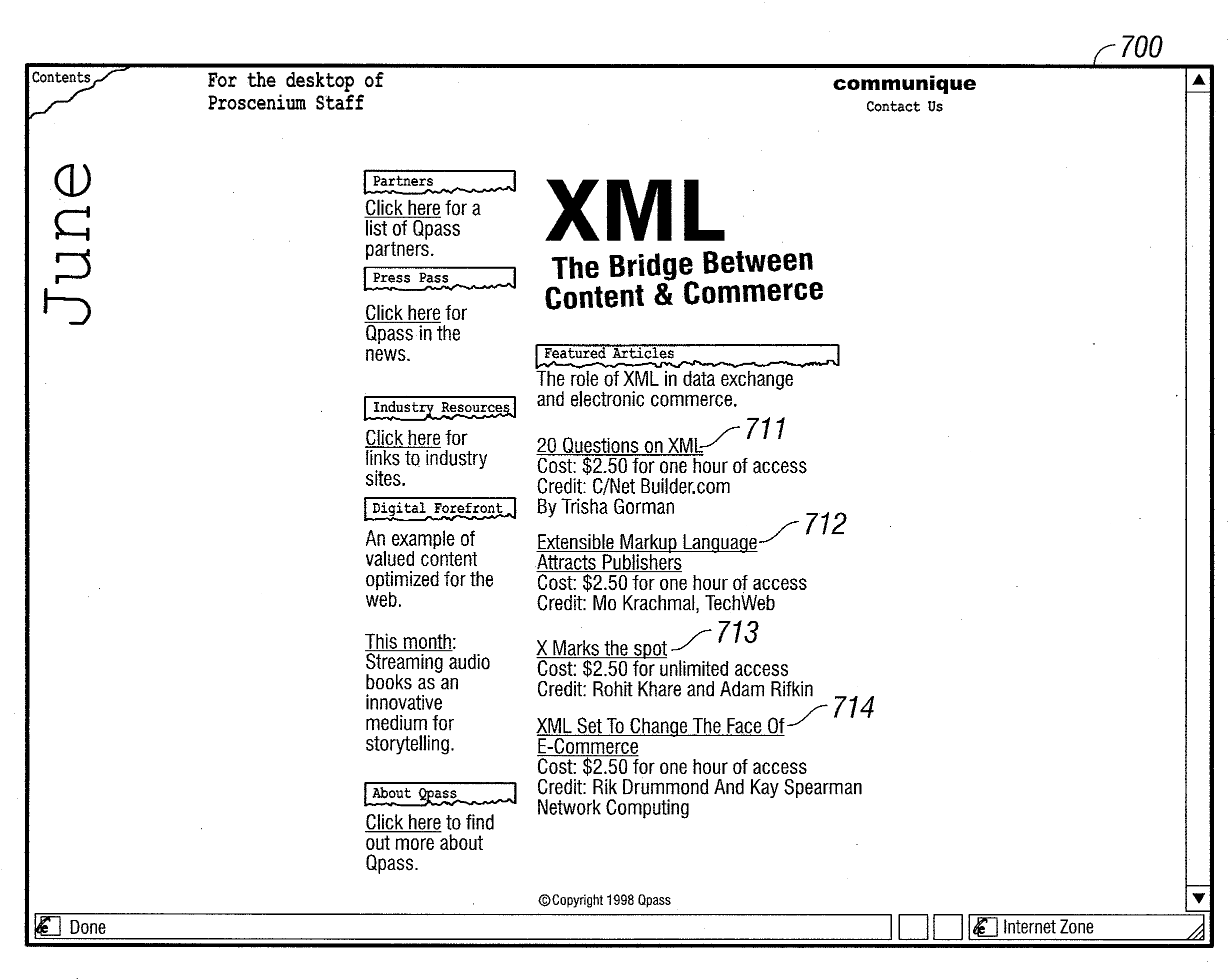 Method and apparatus for integrated payments processing and decisioning for internet transactions