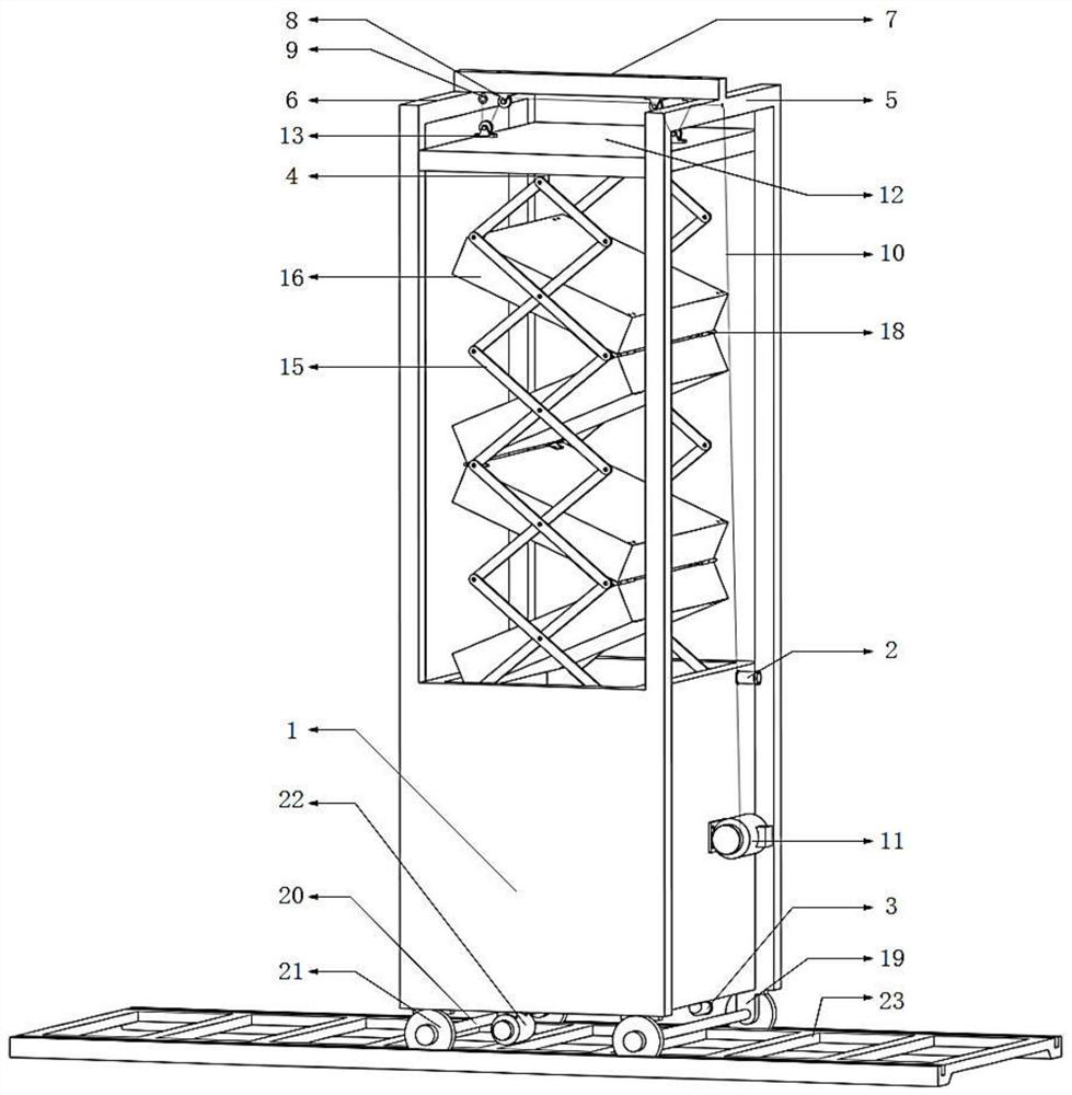 Mobile greenhouse CO2 gas fertilizer additional application device and CO2 gas fertilizer additional application method