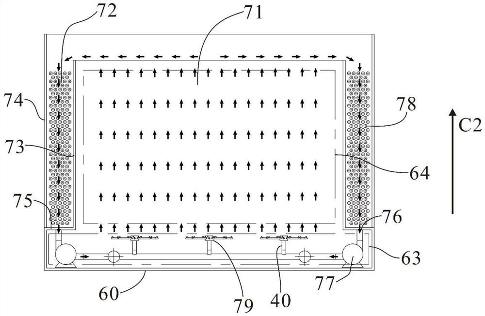 Single-phase immersed liquid cooling cabinet