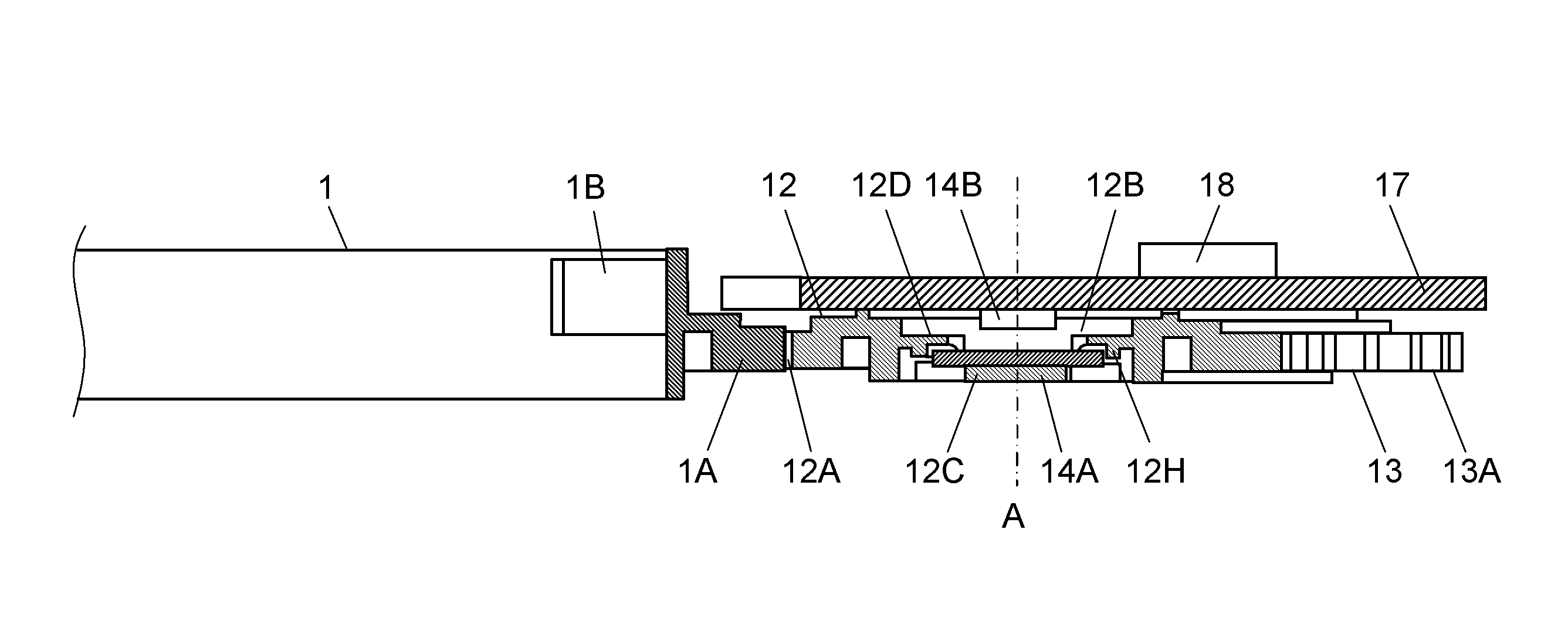 Rotation angle detection device