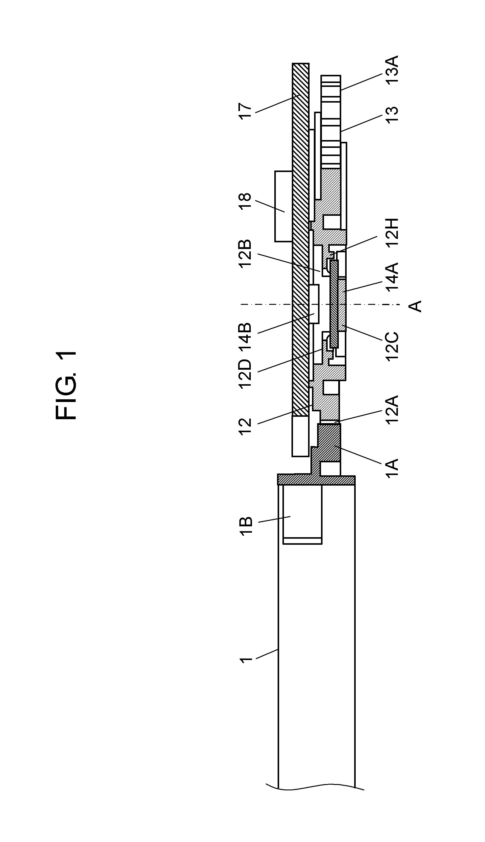 Rotation angle detection device