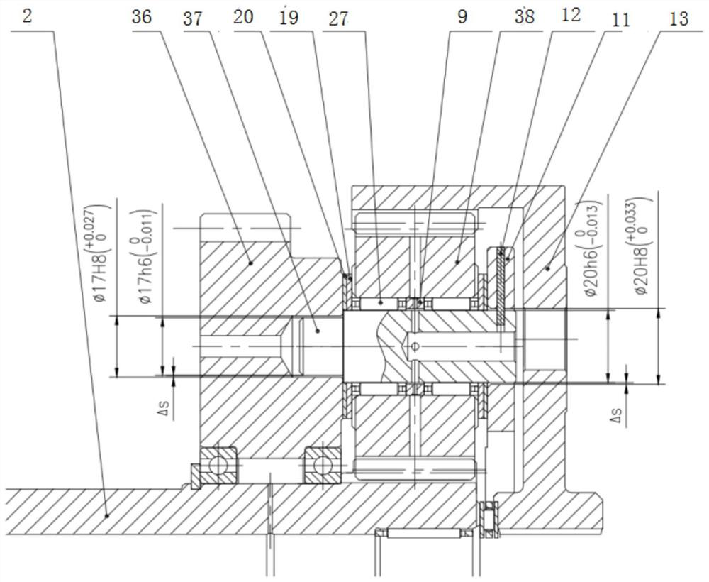 HMCVT three-planet-row converging mechanism of high-power tractor