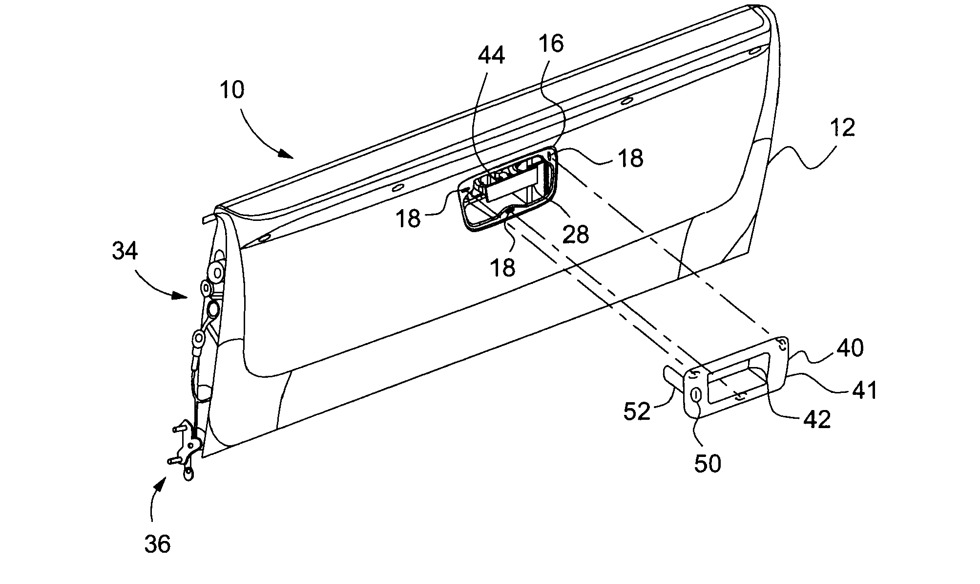 Bezel retainer clip