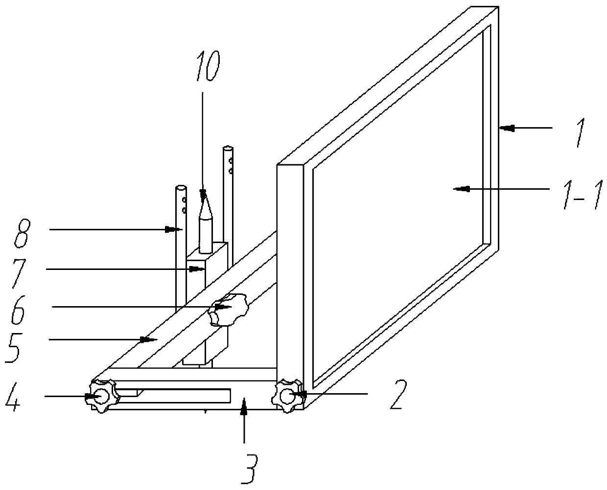 Mountainous region solar photovoltaic system installation structure