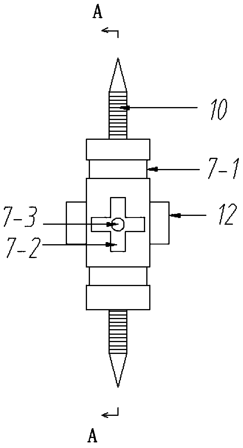 Mountainous region solar photovoltaic system installation structure