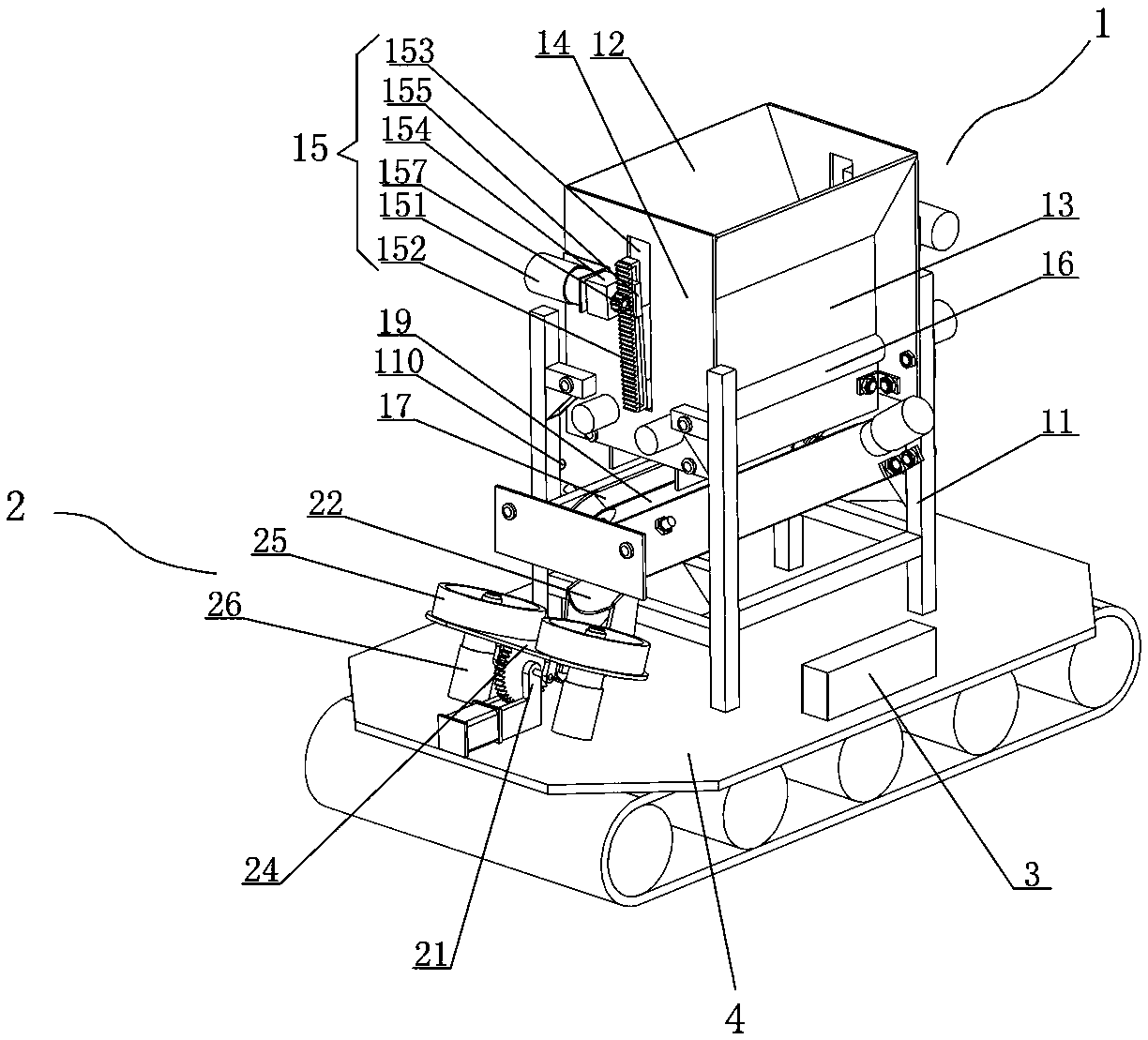 Badminton ball serving and receiving machine