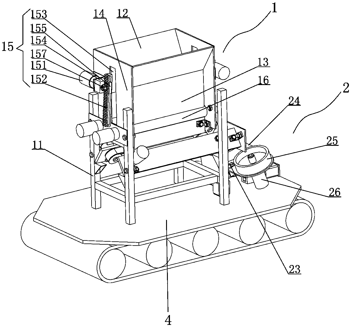 Badminton ball serving and receiving machine