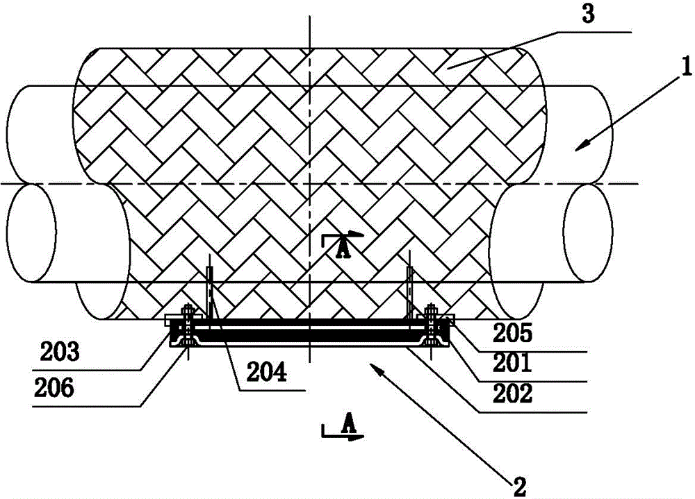 Flat plate type heat-insulation and energy-saving pipe carrier