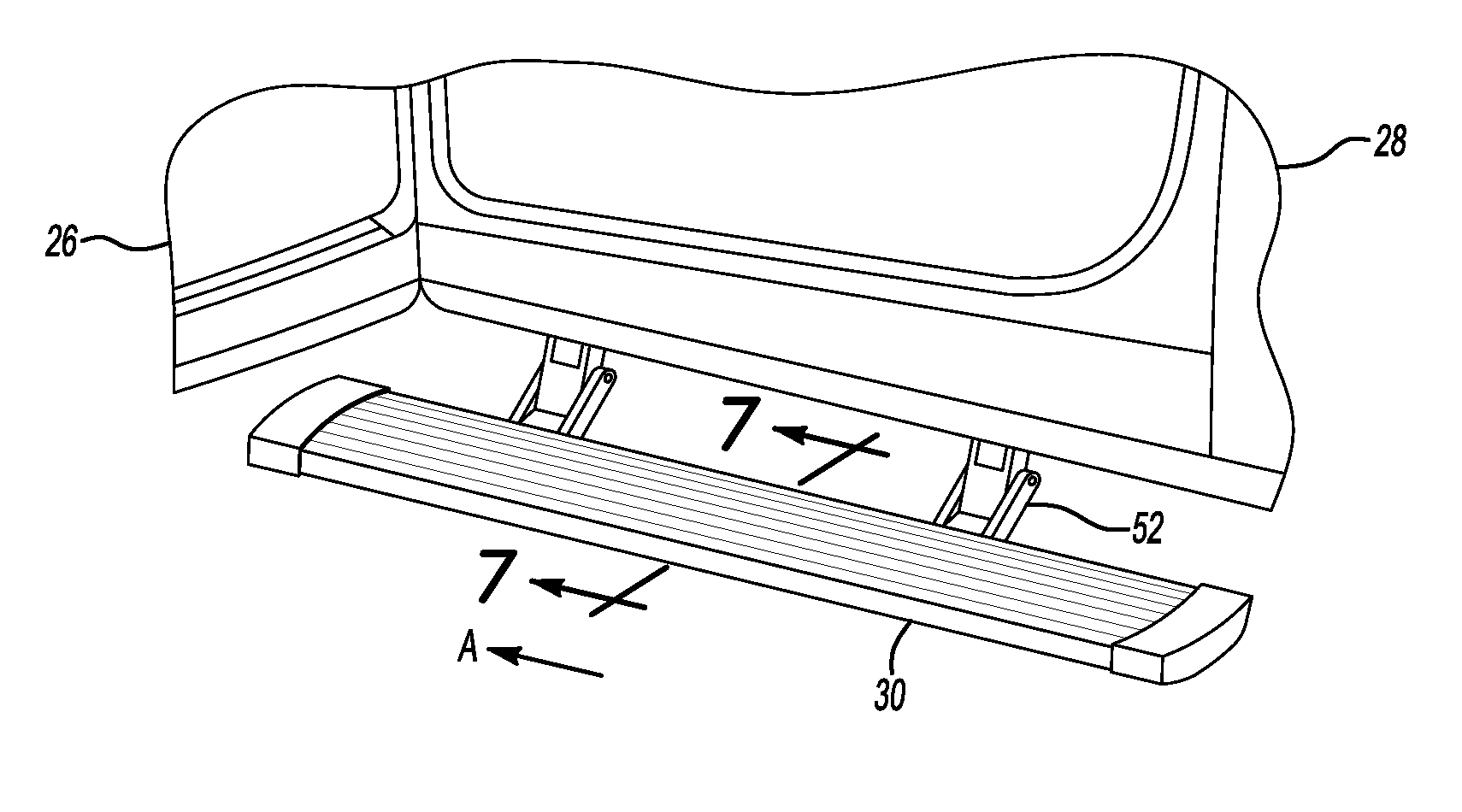 Running board system for a vehicle