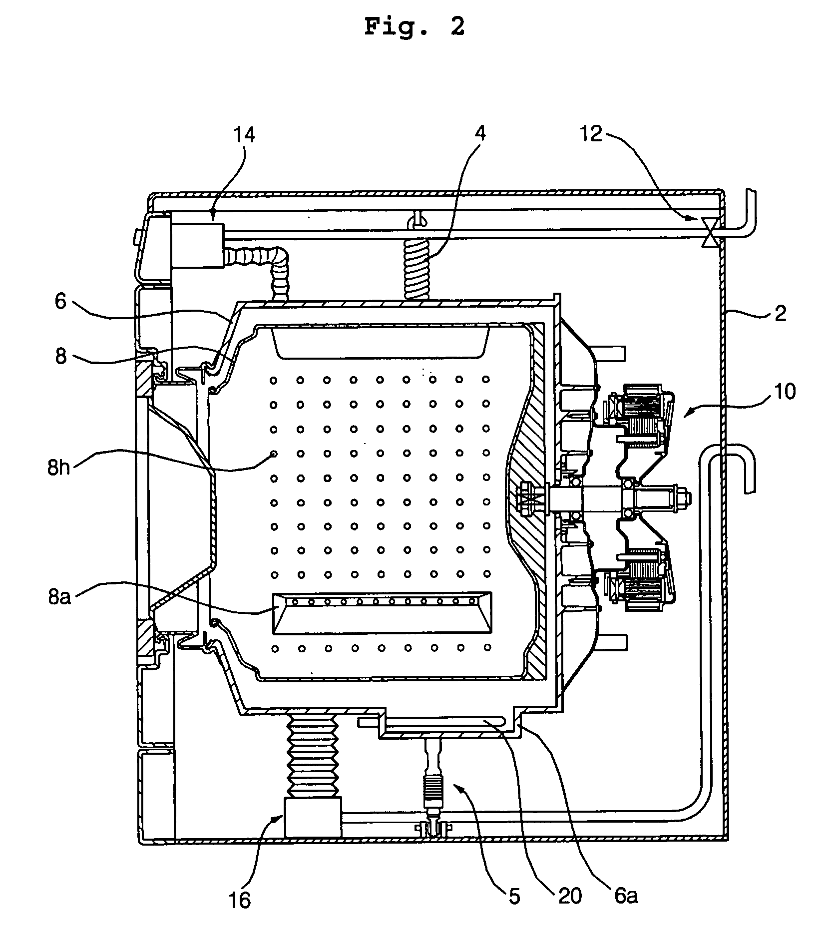 Steam jet drum washing machine