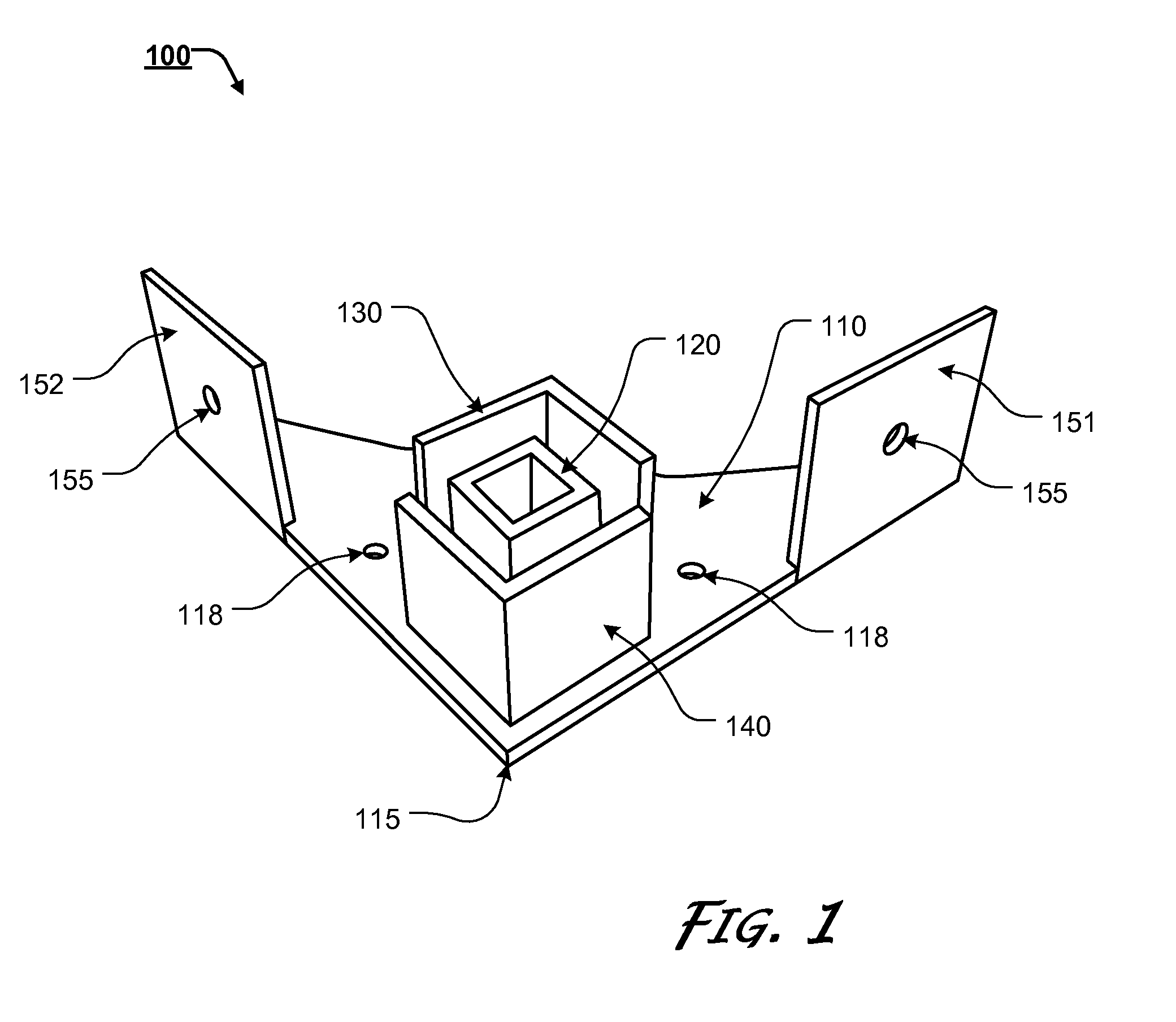 Corner pole bracket system