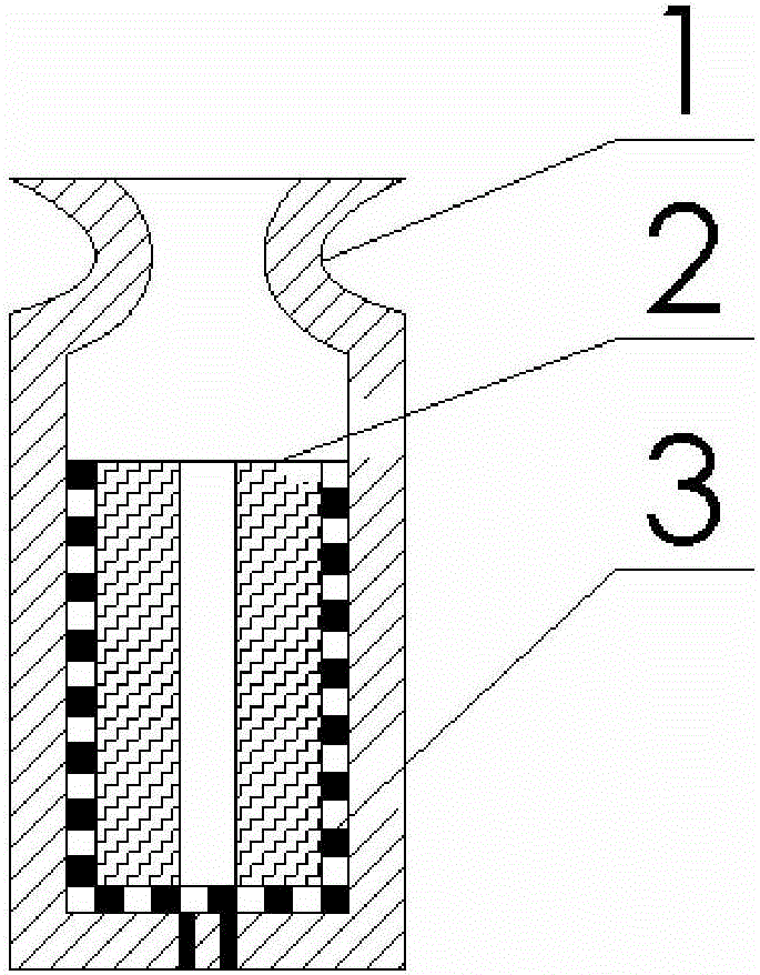 Minitype solid rocket engine structure based on 3D printing technology